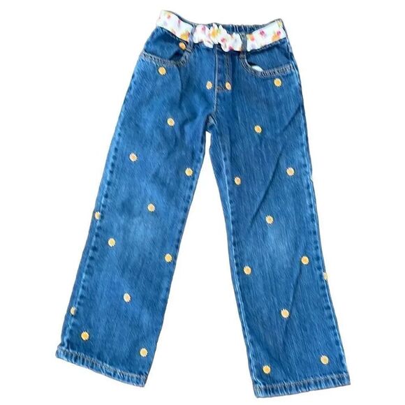 Gymboree sunflower jeans 5T  - Picture 1 of 3